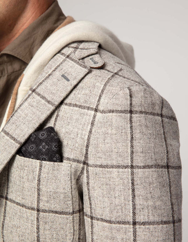 FREETIME WOVEN – WOOL USA BLAZER CREMIEUX