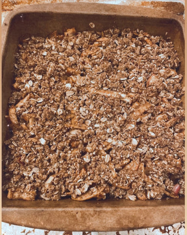 Baked apple crisp