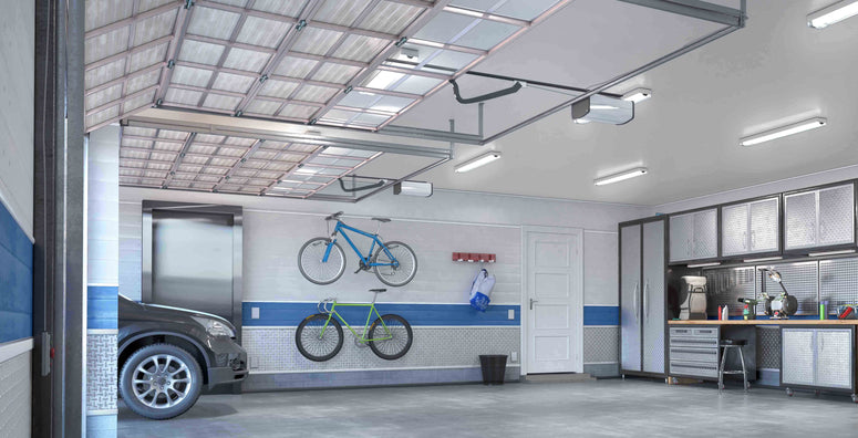 Garage Lighting Ideas Infographic: See the Best Garage Overhead Light  Fixtures & LED Light Choices 