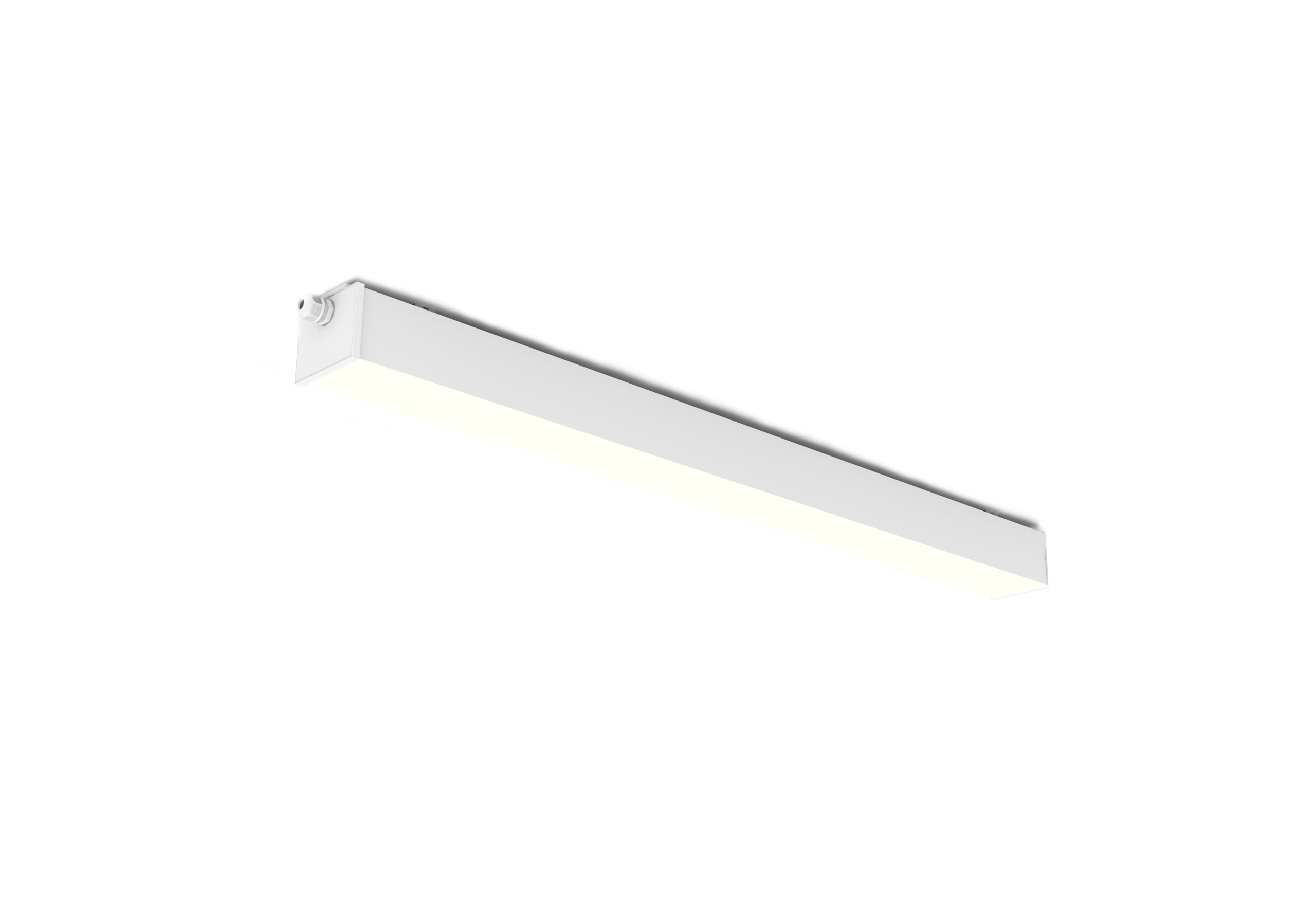 Image of 4 FT LED Linear Fixture, IP66 Rated, 8800 Lumen Max, Wattage and CCT Selectable, Surface Mounted, 120-277V