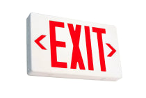 emergency lighting and exit signs