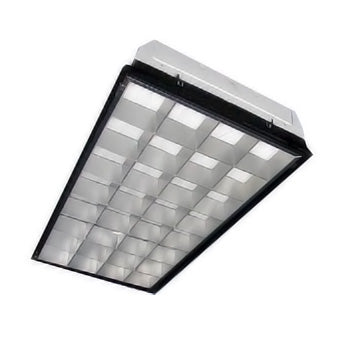 2x4 lay in troffer 4 lamp t8 fluorescent fixture