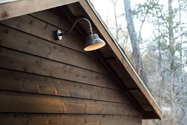 10" LED Dusk to Dawn Gooseneck Barn Light | Warehouse ...