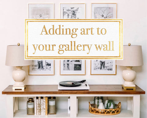 Adding art to your gallery wall – TDA home