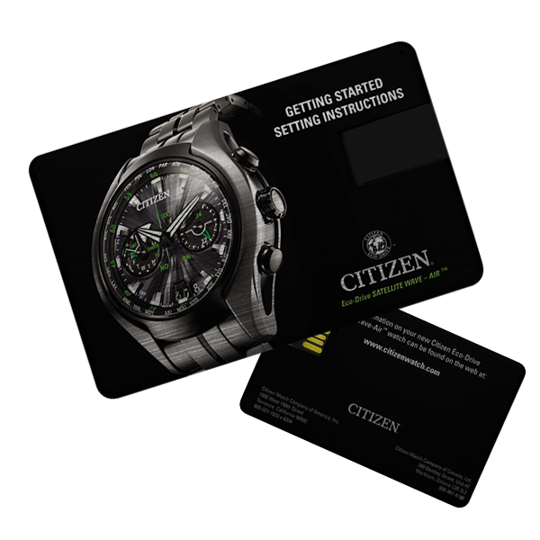 citizen watch metal ubs credit card flash drive usb 2.0