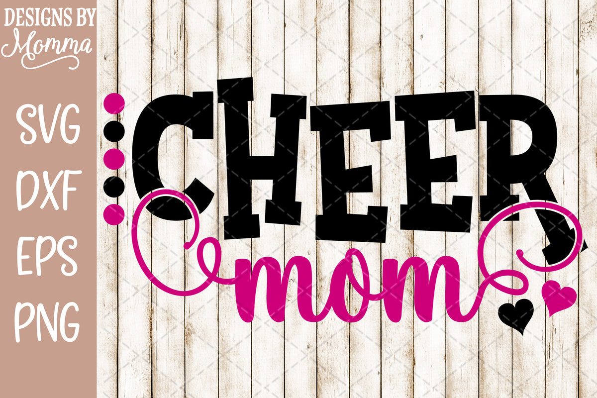 Download Cheer Mom Dots SVG DXF EPS PNG - Designs by Momma