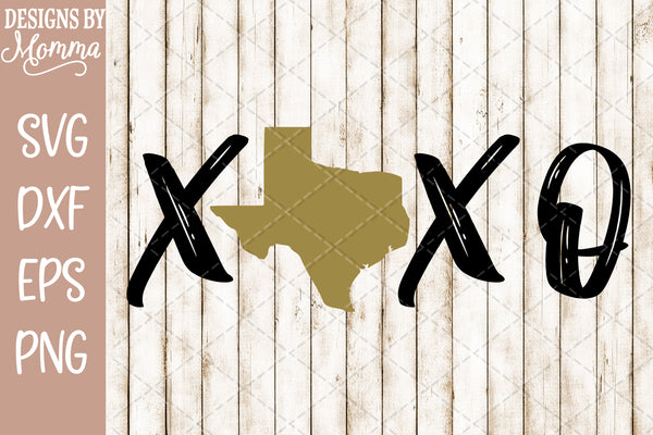 Download XOXO Texas SVG DXF EPS PNG - Designs by Momma