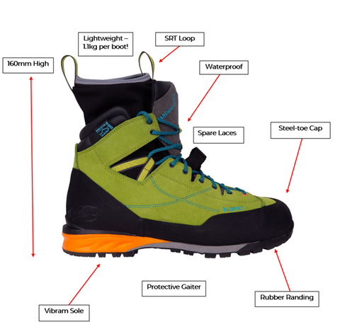 Arbortec Kayo Chainsaw Boot Features 