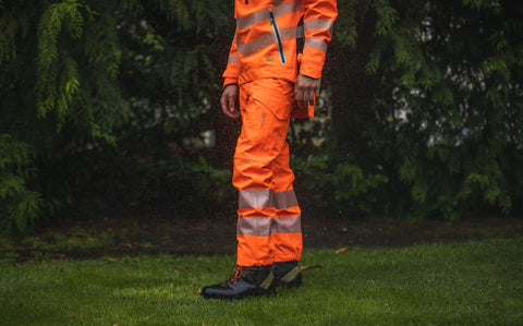 Vêtements forestiers Arbortec | Pantalon forestier en orange haute visibilité