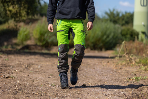 Pantalon pour tronçonneuse Arbortec Breatheflex Pro en citron vert