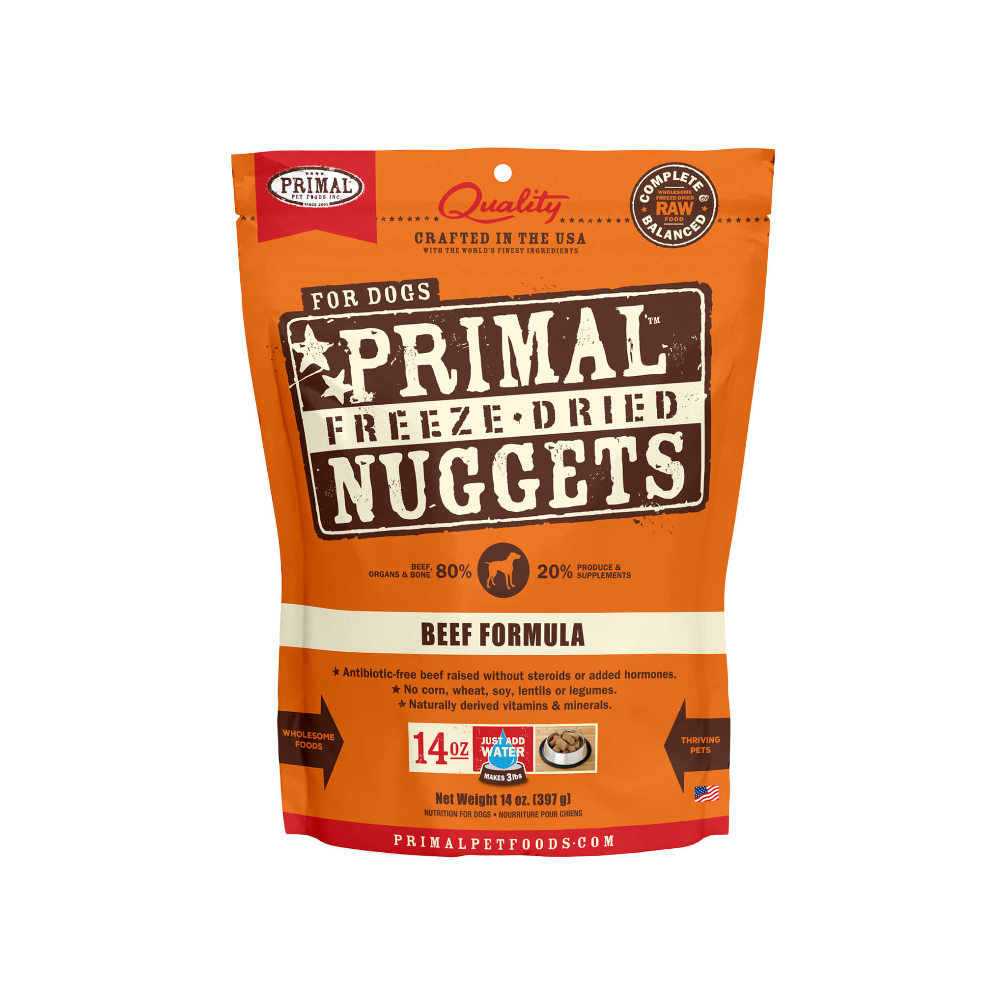 Primal Pet Foods Freeze-Dried Nuggets Dog Food -  MPN_165070