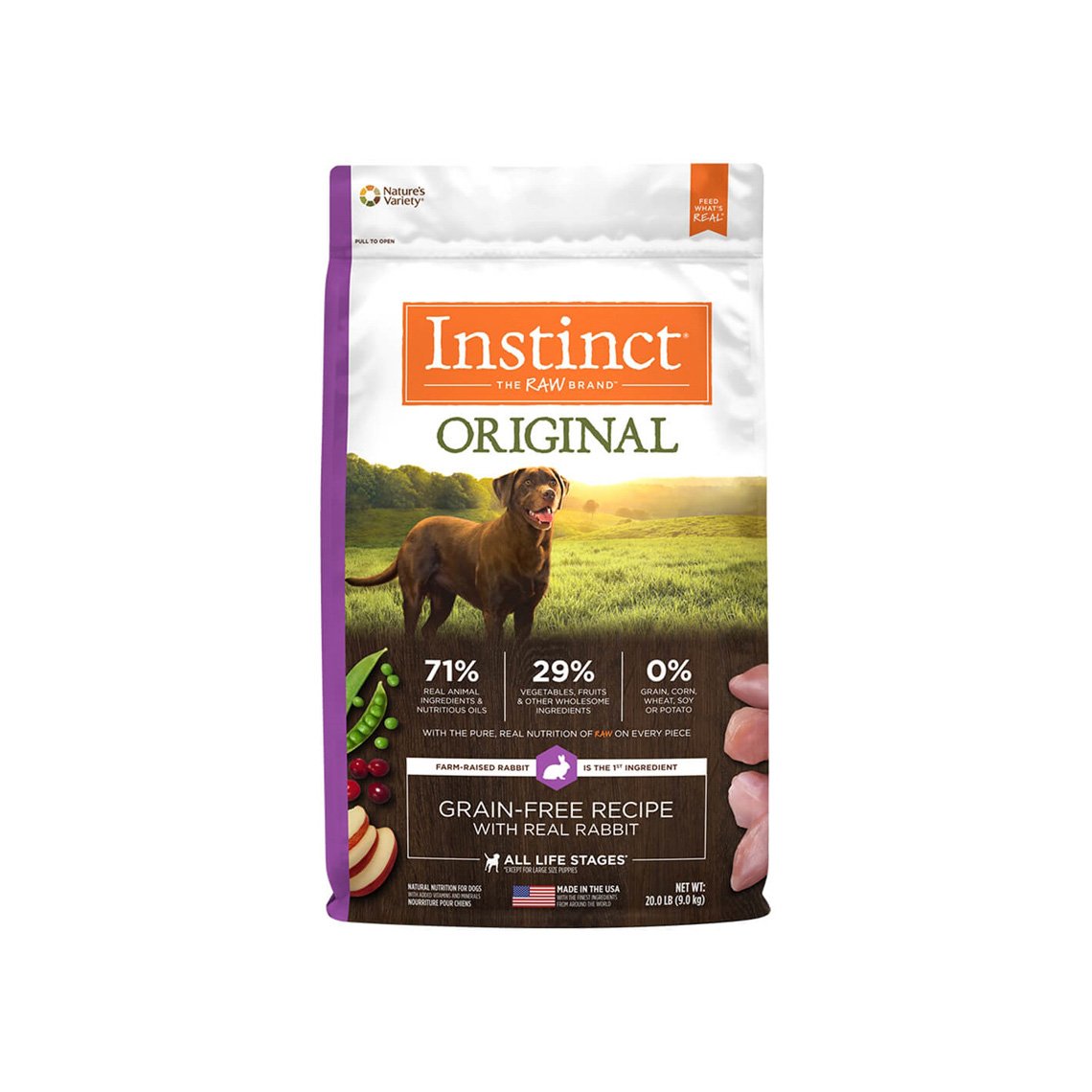 instinct original with real beef dry dog food