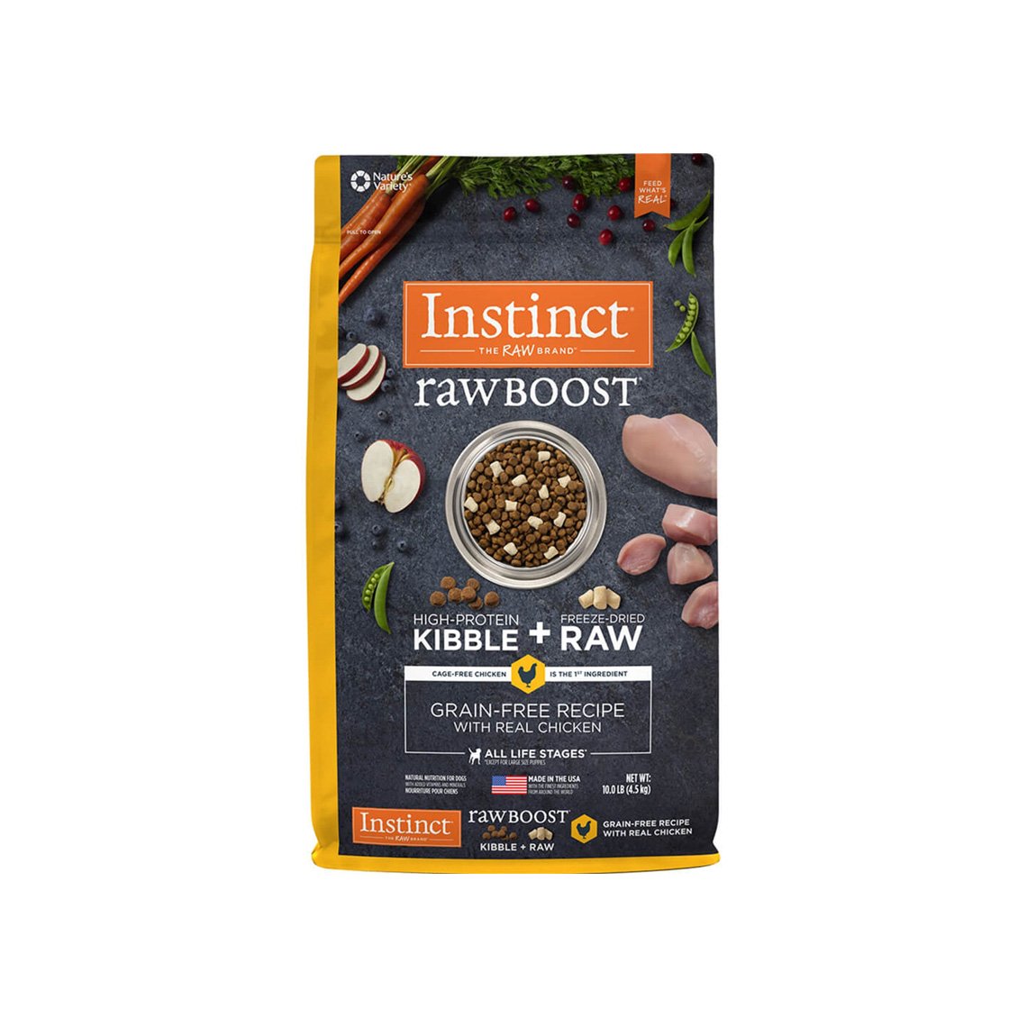 instinct raw dog food