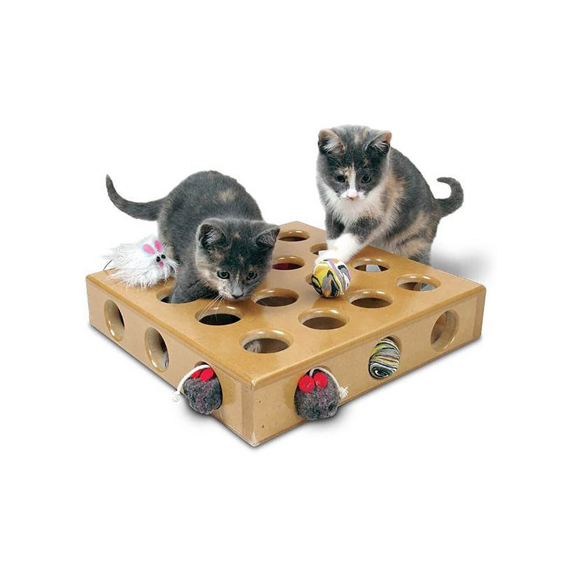 smart cat peek and play toy box