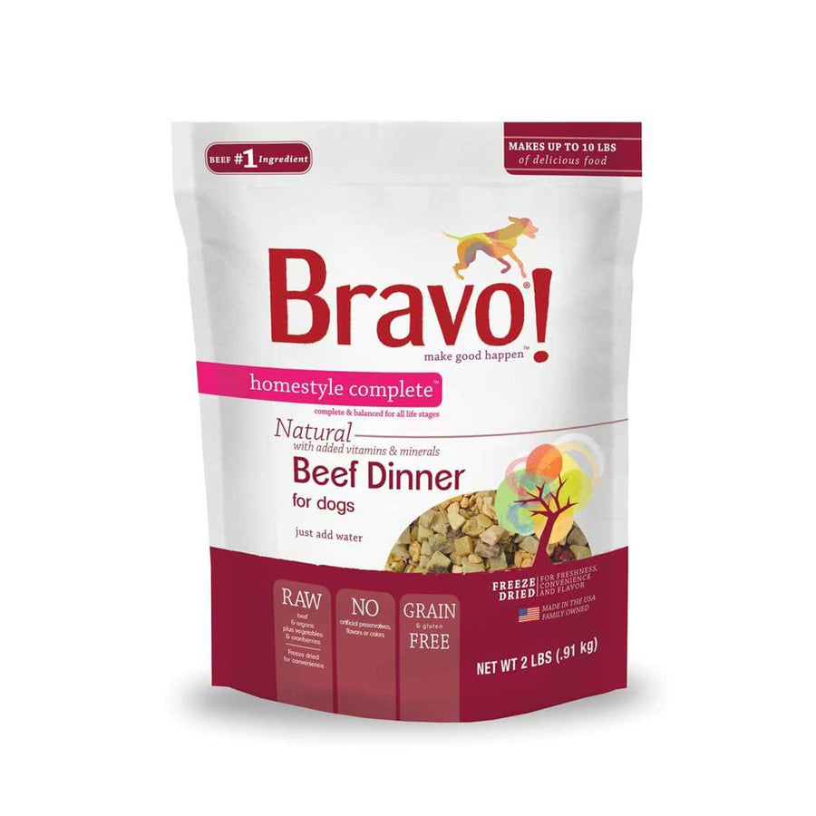 Bravo! Homestyle Complete Freeze-Dried Raw Grain-Free Dog Food | Only ...