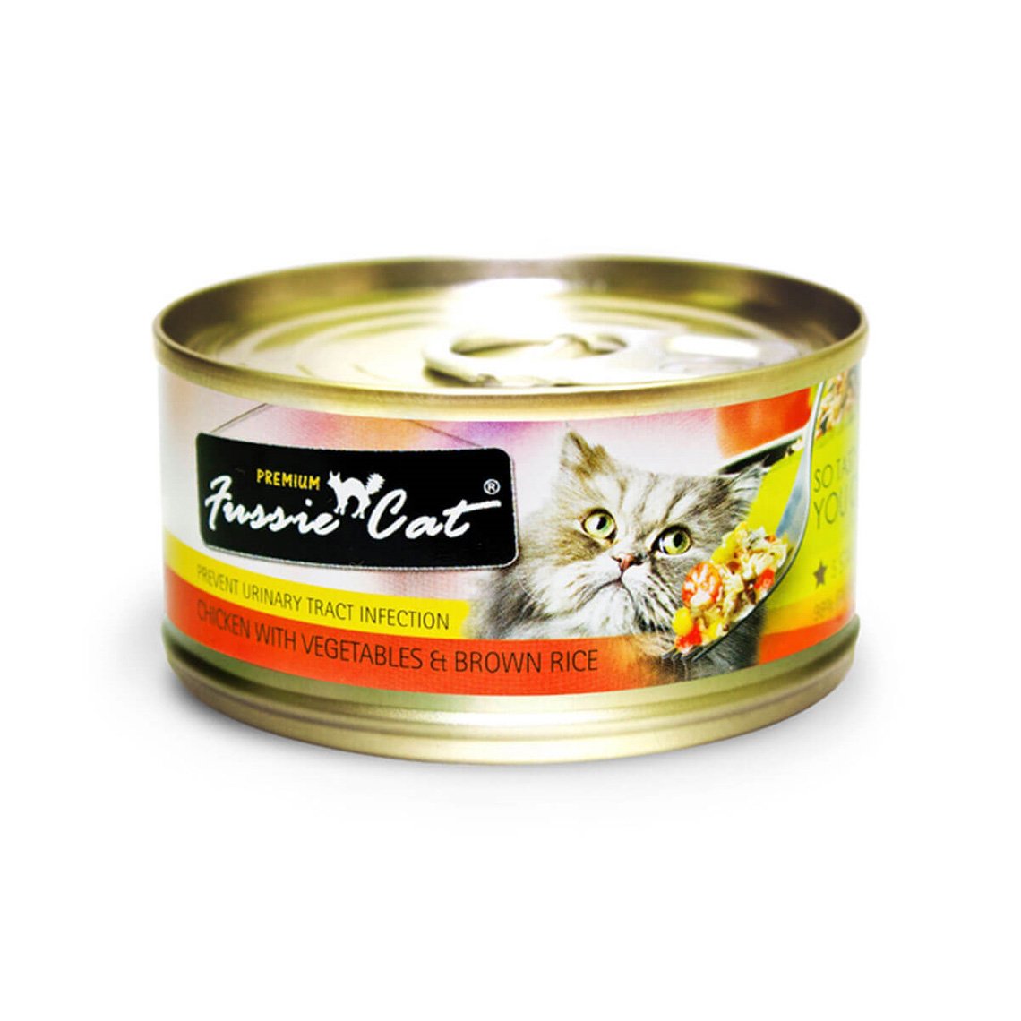 Fussie Cat Gold Label Grain Free Shredded Canned Cat Food ...