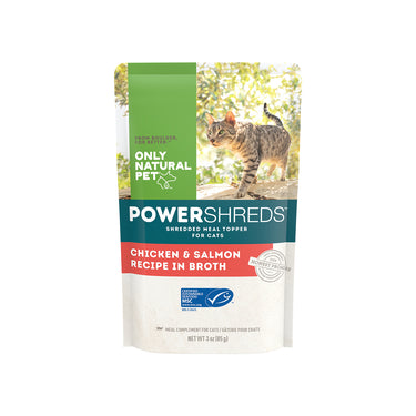 Only Natural Pet PowerShreds Chicken & Recipe Topper for Cats