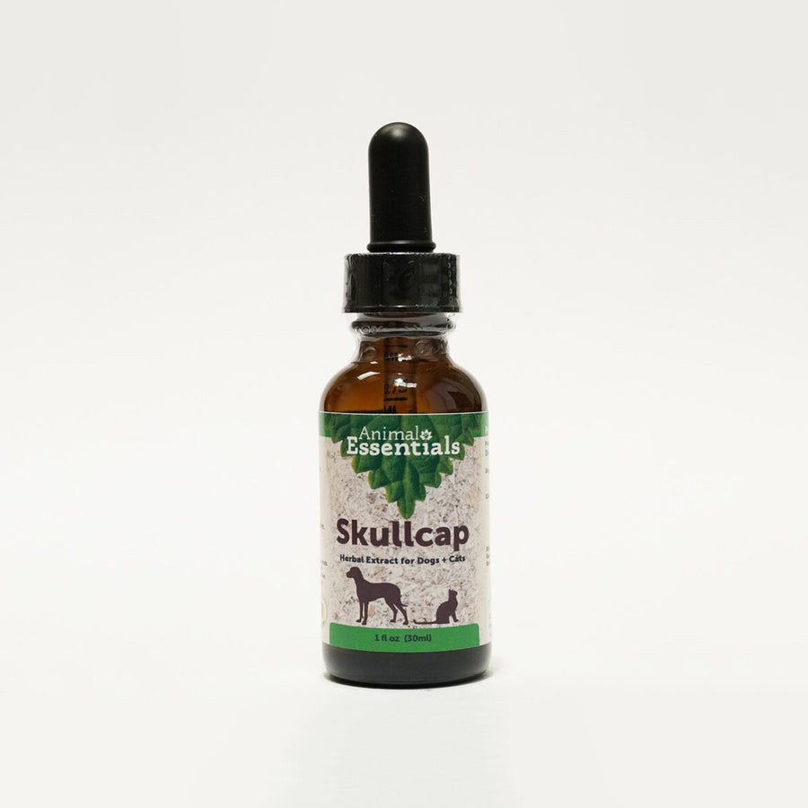 Animal Essentials Skullcap Calming Herbal Extract Liquid For Dogs Cats Only Natural Pet