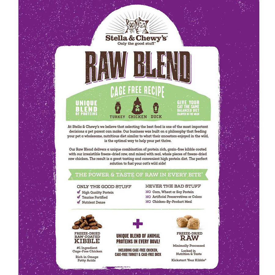 Stella & Chewy's Raw Blend Dry Cat Food | Only Natural Pet