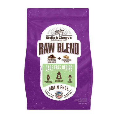 Stella & Chewy's Raw Blend Dry Cat Food poultry recipe bag rendering
