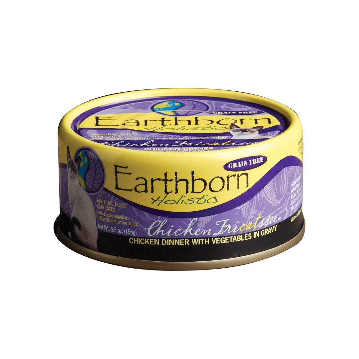 Earthborn Holistic Grain-Free Wet Canned Cat Food - Only ...