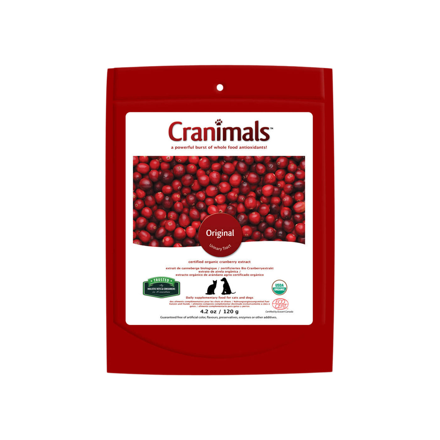 are cranberry capsules safe for dogs