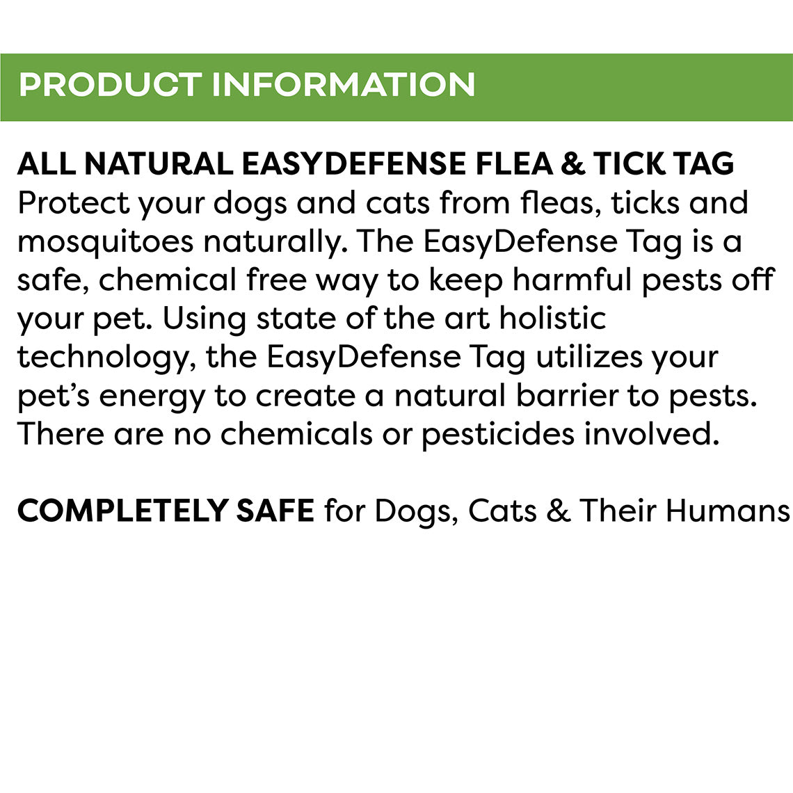 only natural pet flea tag