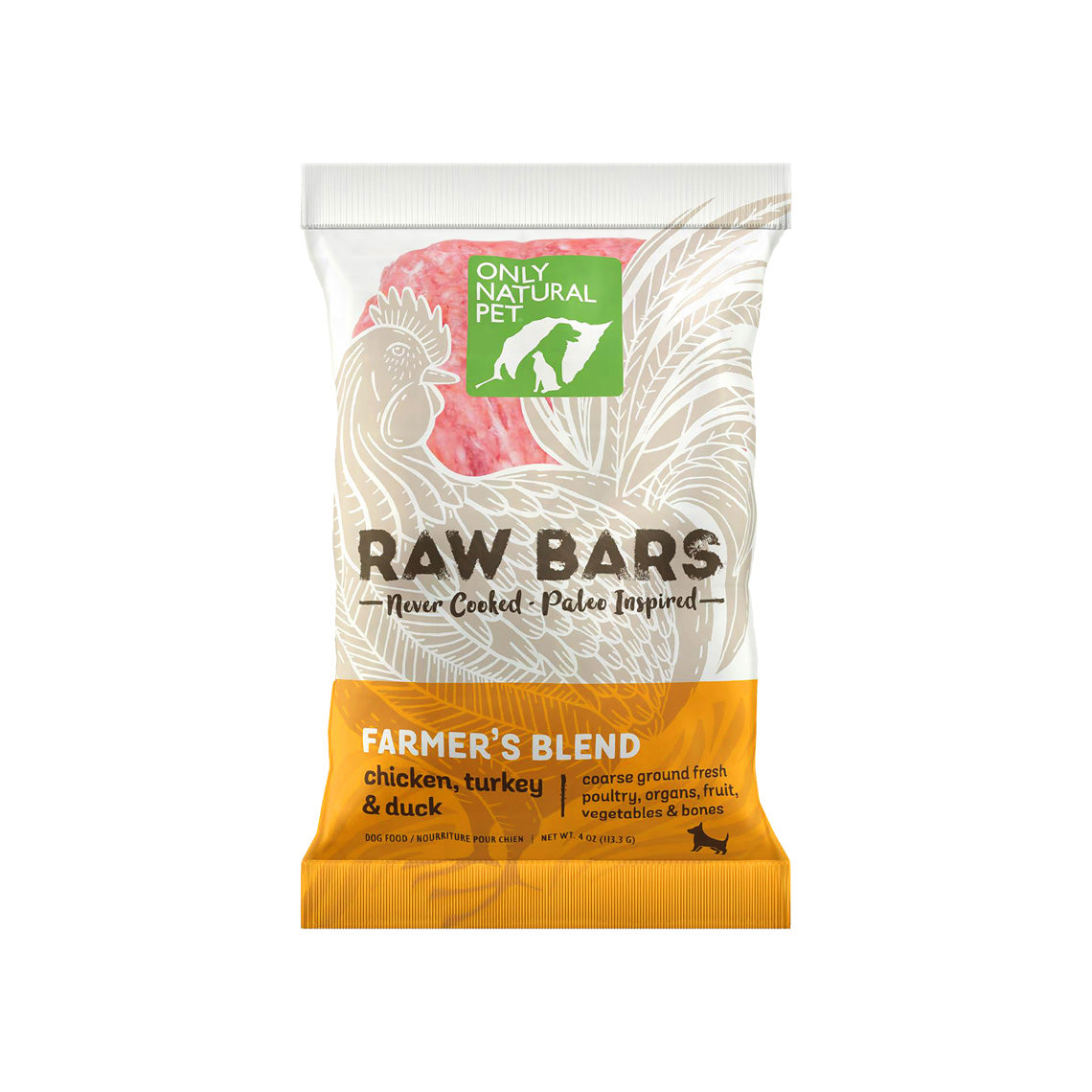 Frozen Raw Bars Dog Food Patties | Only 