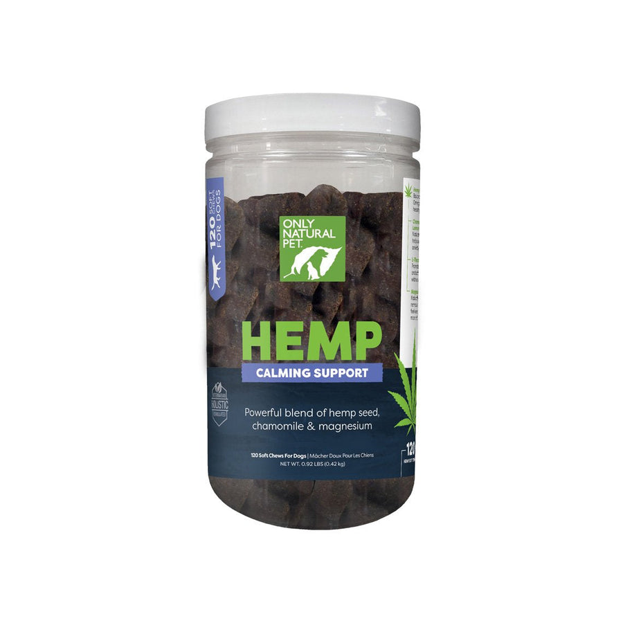 Hemp Calming Support Soft Chews for Dogs | Only Natural Pet