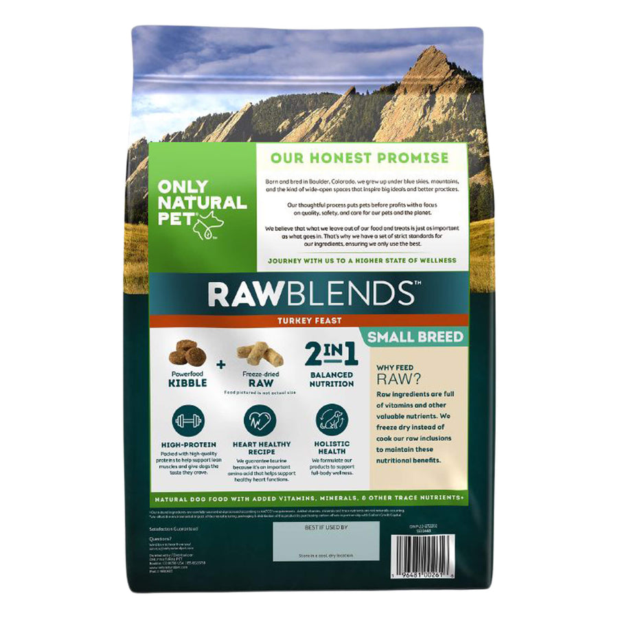 Raw Blends Small Breed Feast Dog Food Only Natural Pet