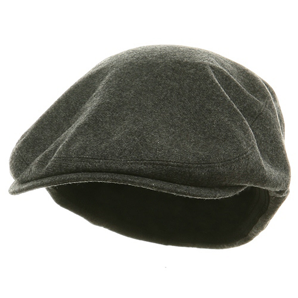 Big Size Elastic Wool Ivy Cap - Charcoal XL-3XL