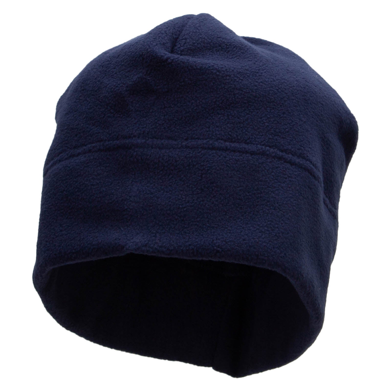 Big Size Fleece Beanie - Navy XL-3XL