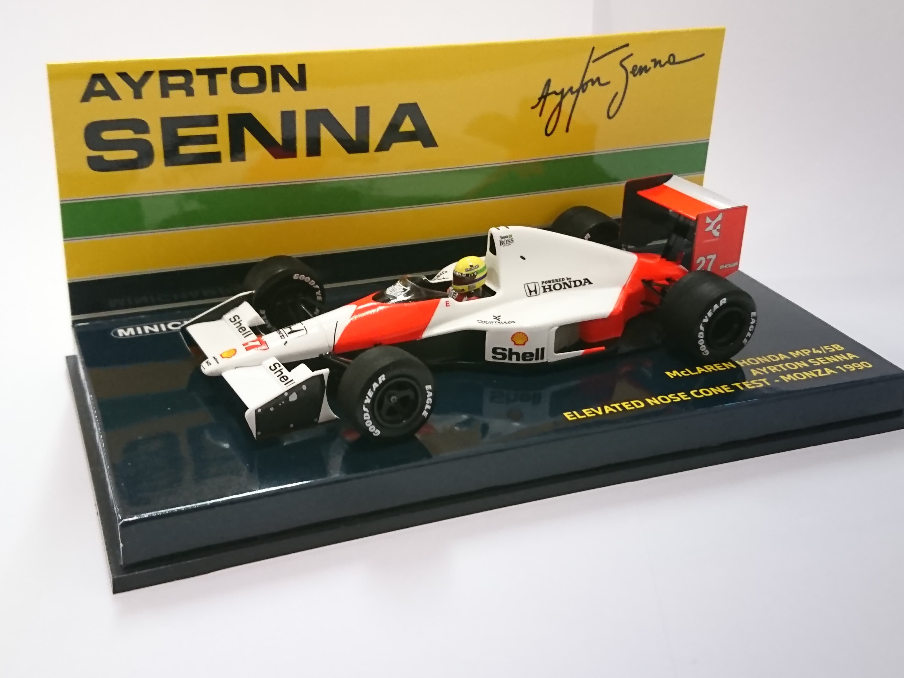 Minichamps 1 43 Mclaren Honda Mp4 5b Elevated Nose Cone Test Car Ayr Daboxtoys Model Cars Dmc