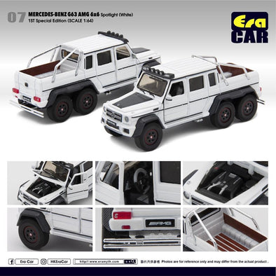 Feb Mercedes Benz G63 Amg 6x6 Jeep Era 1 64 With Dairy Cattle Family Contemporary Manufacture Diecast Toy Vehicles