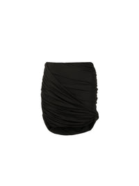 Ruched Mini Skirt Photo 1