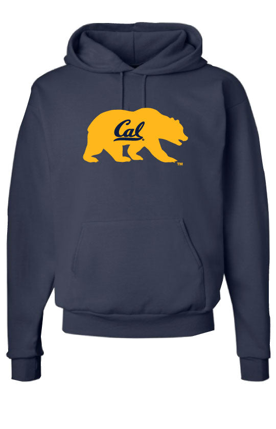 UC Berkeley Cal Bear Hooded Sweatshirt| Hanes Brand| Bear Basics