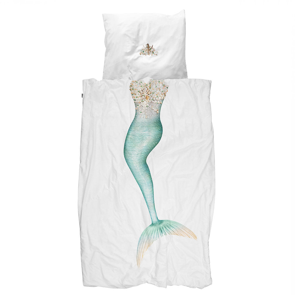 Snurk Usa Mermaid Kids Duvet Cover Set Snurk Living