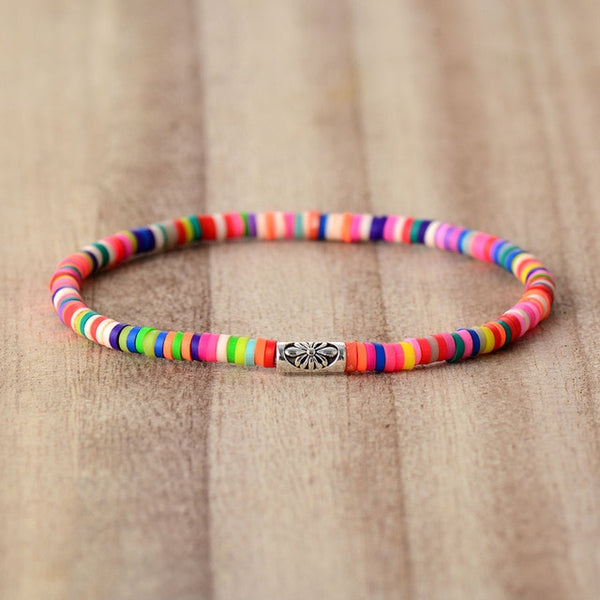 Boho Colorful Stacks -Elastic Stacking Bracelets – Treasure Jewelry