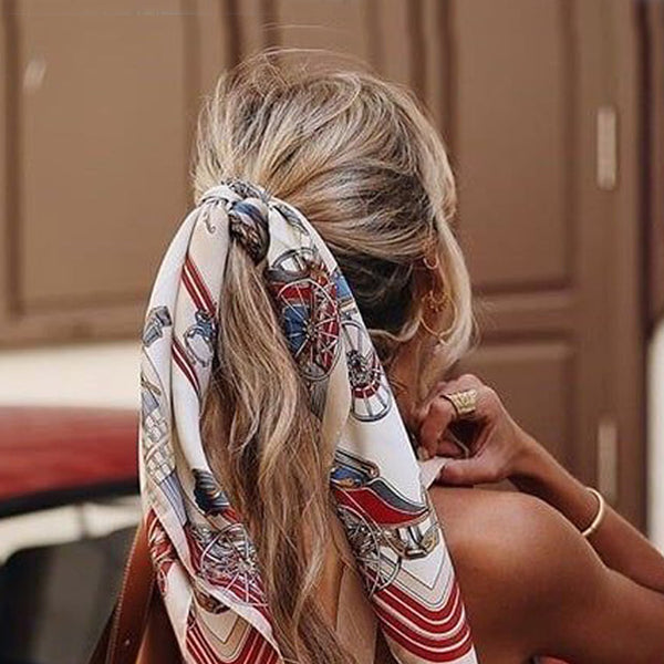 grand foulard cheveux