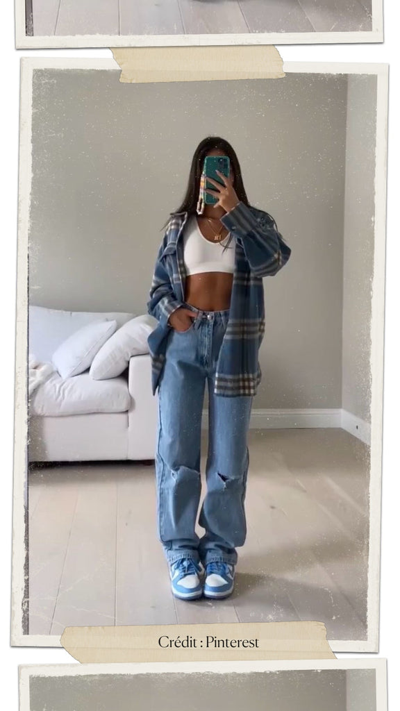 Absolème tendance mode baggy jean