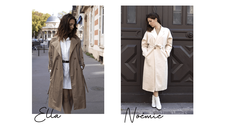 Absolème collection mode trench pour femme
