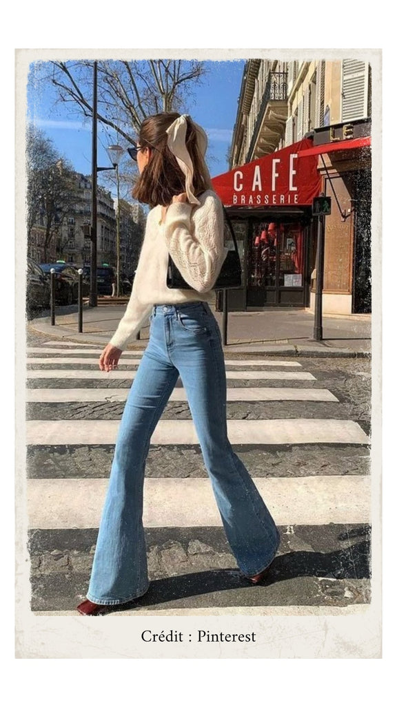 Jean taille haute à Double boutonnage pour femme - Mode/Pantalons pour  Femmes - Merci Boutique