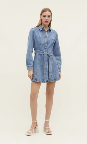 Absolème robe courte en jean