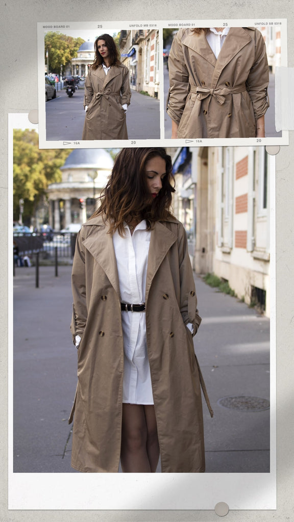 Absolème trench pour femme