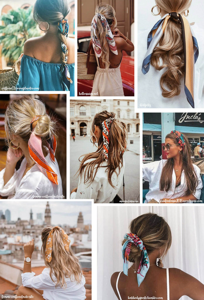 Absolème tendance coiffure foulard dans les cheveux