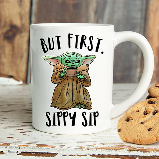 This Is The Way - Mando and Baby Yoda Mug - By Switzer Kreations