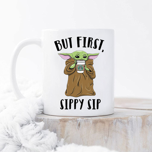 But First Sippy Sip | Baby Yoda Starbucks Mug | Switzer Kreations – Switzer  Kreations | Personalized Gifts