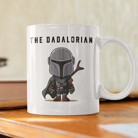 The Mandalorian Mug, The Child Grogu, Dadalorian, Father's Day Gift, Best  Gifts For Dad, Dad Mug, Cool Gifts for Men, Ceramic Coffee Mug - White (15