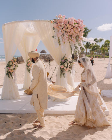 indian beach wedding