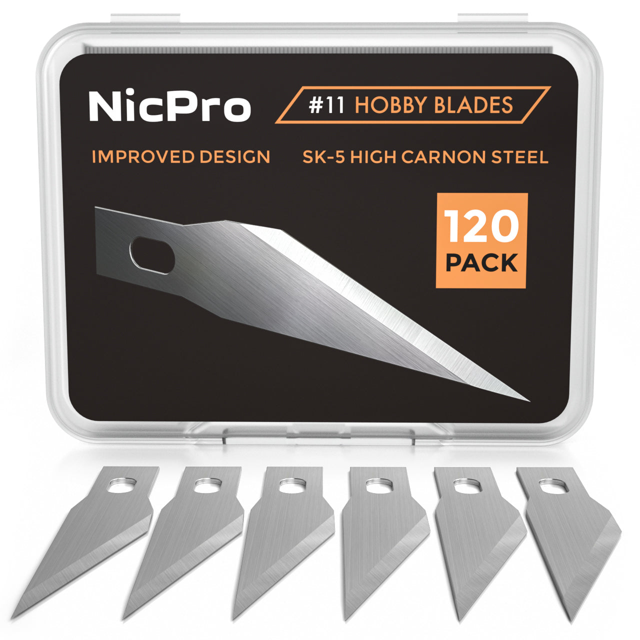 Nicpro 15 PCS Utility Knife Box Cutters Retractable Razor Knife 9mm wi